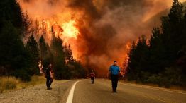 Los incendios en el sur del país.