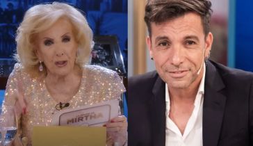 Mirtha Legrand y Martín Bossi