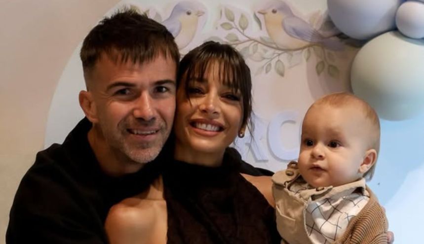 Sol Pérez, Guido Mazzoni y su hijo Marco