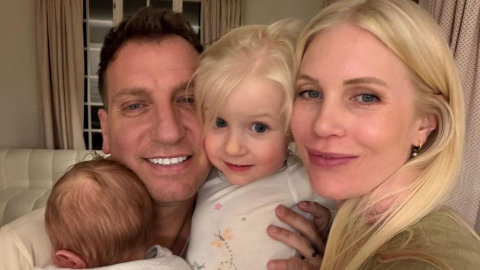 Elle junto a Maxi López y Daniela Christiansson