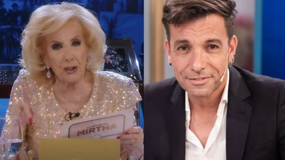 Mirtha Legrand y Martín Bossi