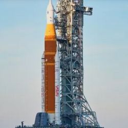 Es la primera prueba con astronautas a bordo del cohete Space Launch System (SLS) y de la nave Orion.