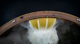 Dique Los Molinos - toma aérea