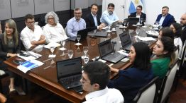 El equipo económico provincial junto al secretario de Hacienda del Ministerio de Economía de la Nación