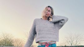 Dolores Barreiro marca tendencia con su look boho chic urbano: kimono, bordados y slippers