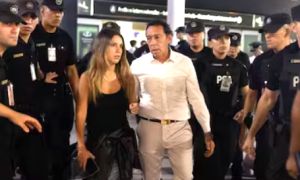 AGOSTINA PAEZ JUNTO A SU PADRE, MARIANO PAEZ