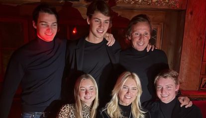 Valeria Mazza, Alejandro Gravier, Balthazar Gravier, Tiziano Gravier, Benicio Gravier, Taína Gravier