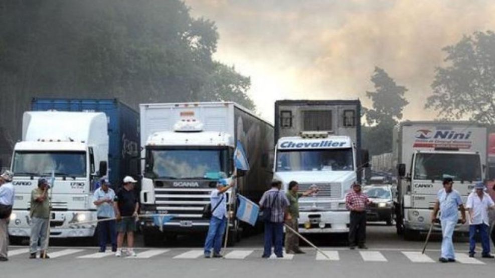 Protesta de camioneros de Córdoba