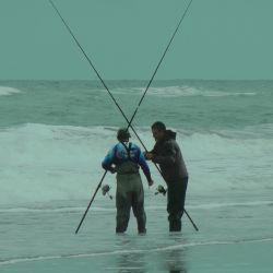 La zona de pesca se extenderá desde la bajada de pescadores hasta las inmediaciones del Río Quequén Salado, ofreciendo un amplio frente costero libre de enganches. (Fotos: Gentileza Pasión por la Pesca de Tres Arroyos).