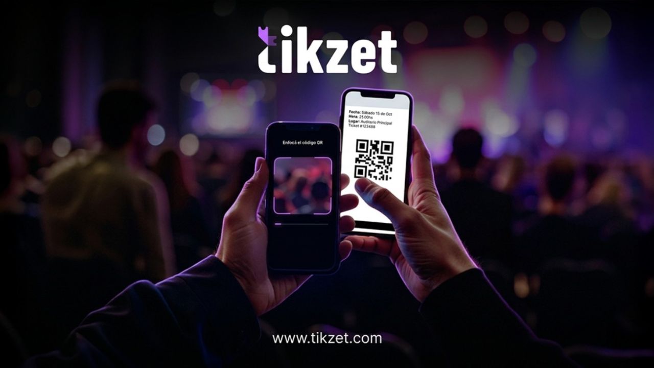 Tikzet propone un sistema de QR Tickets sin comisiones con ingresos directos a los organizadores.  | Foto:Tikzet
