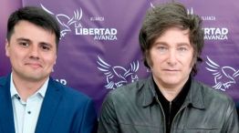 Javier Milei y Juan Cruz Godoy