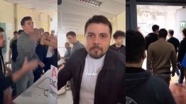 Los dos legisladores de LLA tuvieron que finalizar la actividad. 