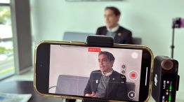 Lucas Péndola en el streaming de Punto a Punto