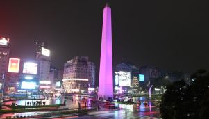 Obelisco violeta