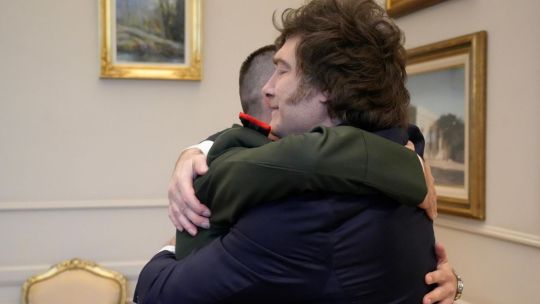 Casa Rosada: Milei recibió a Nahuel Gallo en una reunión a puertas cerradas