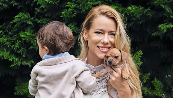 El mini look de Cruz Urcera que Nicole Neumann compartió con orgullo: “Él eligió su campera”