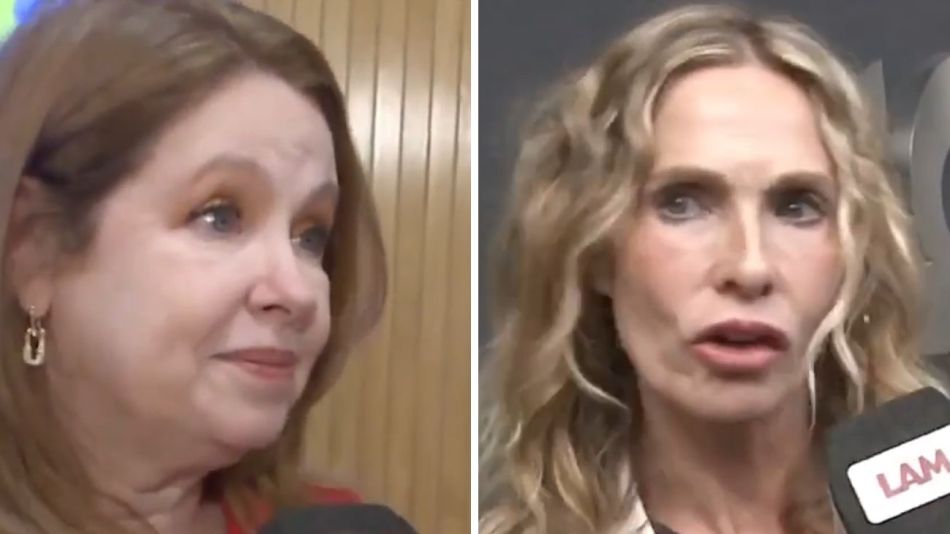 Andrea del Boca y Gloria Carrá