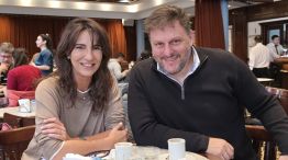 Natalia De La Sota junto a Santoro