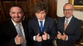 Milei dijo que Adorni es "un maravilloso Jefe de Gabinete" y apuntó contra los periodistas: "El 95% son delincuentes"