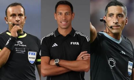 Darío Herrera, Facundo Tello y Yael Falcón Pérez