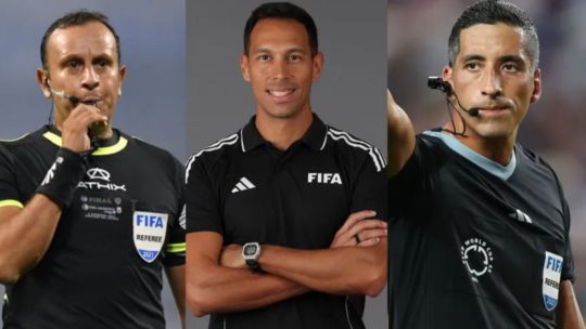 Quiénes son los tres árbitros argentinos designados para participar de la Copa del Mundo