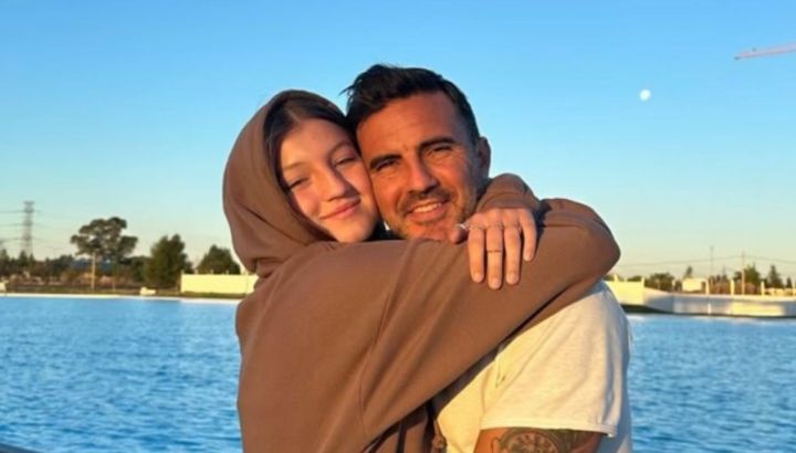 La tierna foto de Fabián Cubero de su hija, Allegra Cubero, tras la fuerte polémica	