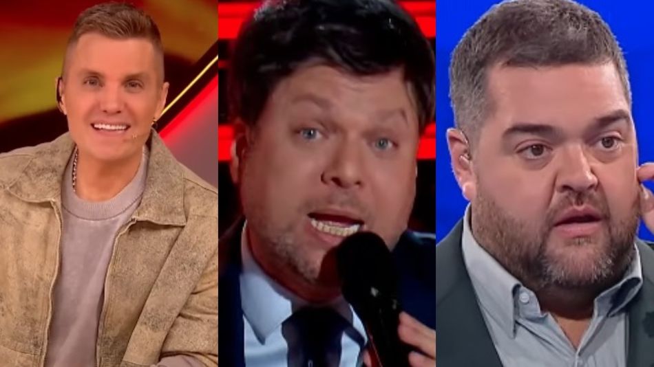 Santiago del Moro, Guido Kaczka y Darío Barassi