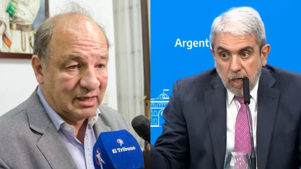 Aníbal Fernández y Ricardo Guillermo Villada