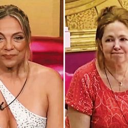 Tamara Paganini entró para levantar el juego. Andrea Del Boca abandonó pero entró su hija a saludar a los participates. | Foto:Cedoc