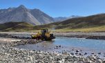 Río Tordillo: tras una grave intervención, restituyen su cauce natural en Valle Hermoso