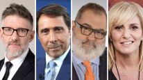 Luis Novaresio, Eduardo Feinmann, Jorge Lanata y Romina Manguel