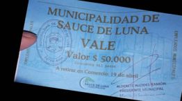 Un municipio debió entregar tickets para comida para poder completar los sueldos 20260410