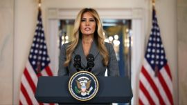 Melania Trump impactó al criticar duramente las "mentiras" que la vinculan con Epstein