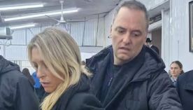 Manuel Adorni y Bettina Angeletti