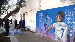 Mural estadio General Paz Juniors
