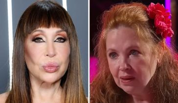 Moria Casán y Andrea del Boca