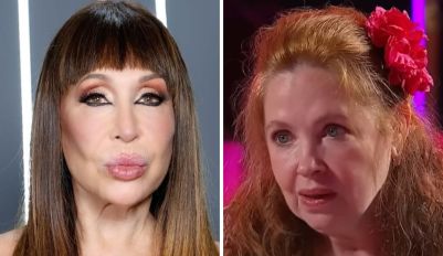 Moria Casán y Andrea del Boca