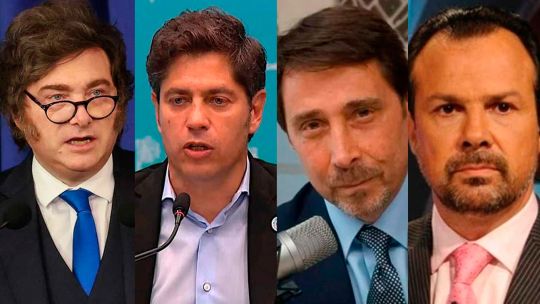 Javier Milei, Axel Kicillof, Eduardo Feimann y Gustavo Sylvestre 10042026