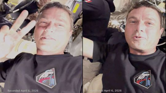 Artemis II: el astronauta Reid Wiseman realizó una videollamada con sus hijas a más de 353 mil kilómetros de distancia