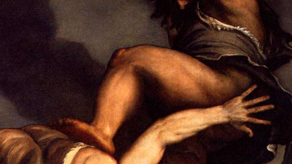 Caín y Abel, pintura de Tiziano