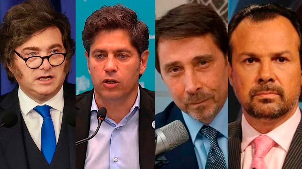 Javier Milei, Axel Kicillof, Eduardo Feimann y Gustavo Sylvestre 10042026