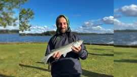 La laguna atraviesa días de gran actividad, con capturas constantes y ejemplares de buen porte.