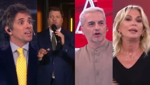 Robertito Funes Ugarte, Guido Kaczka, Ángel de Brito y Yanina Latorre