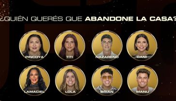 Los nominados para la gala de eliminación de Gran Hermano del lunes 13 de abril