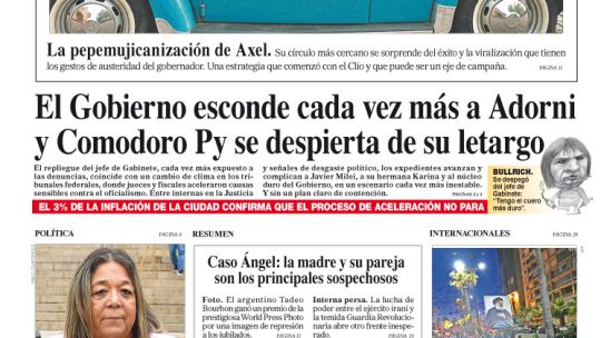 La tapa del Diario PERFIL del sábado 11 de abril de 2026