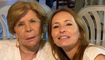 Analía Franchín junto a su mamá, Amalia