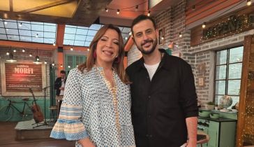 Lizy Tagliani y Diego Leuco