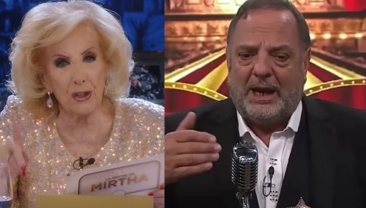 Mirtha Legrand le hizo una picante pregunta a Baby Etchecopar al aire: "¿Sos mujeriego?"