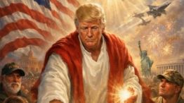 El posteo de Trump mostrándose como Jesús 13042026