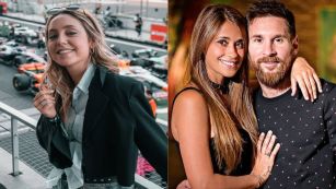 Sofía Martínez, Antonela Roccuzzo y Lionel Messi
